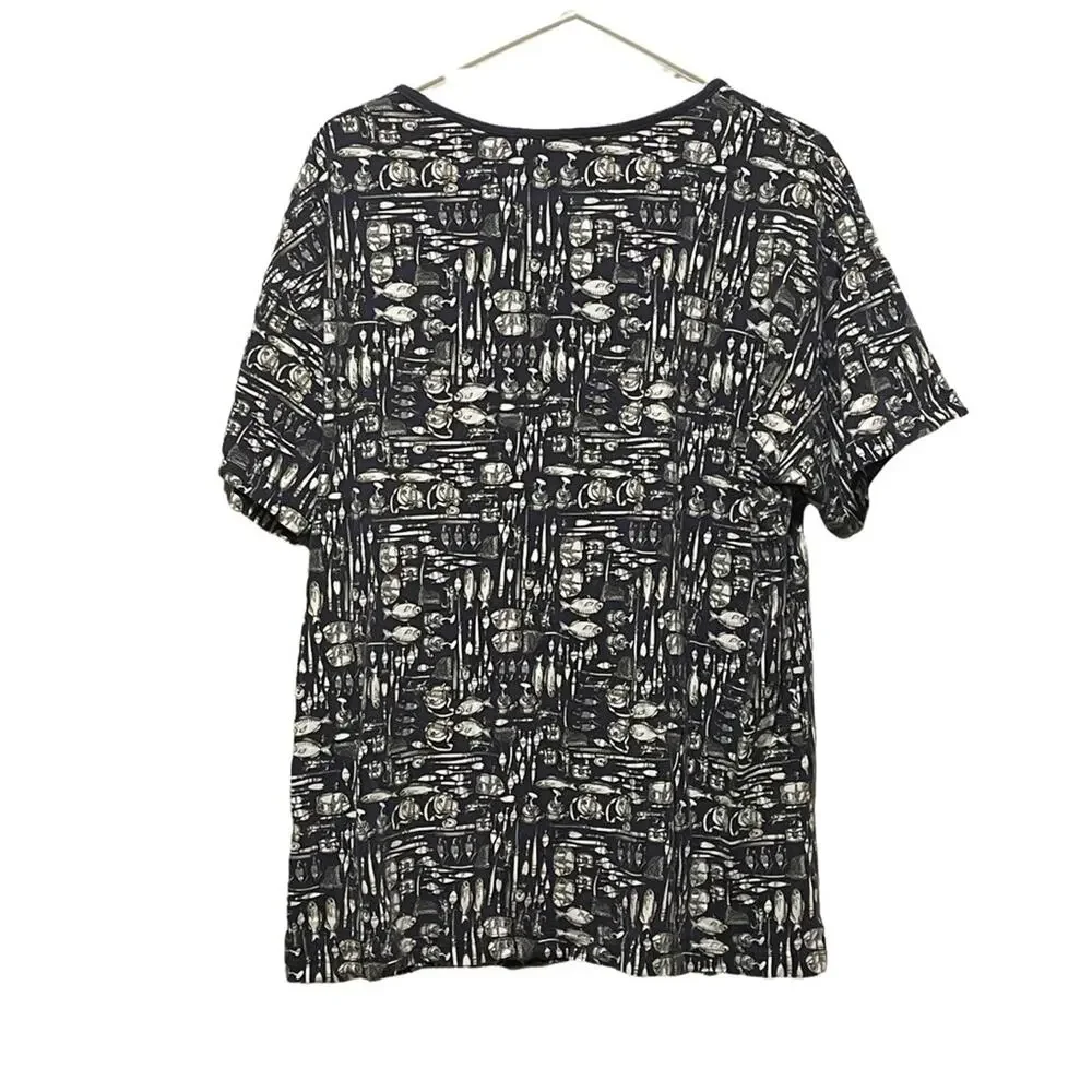 Men's‎ Woolrich Fishing Patterned T-shirt